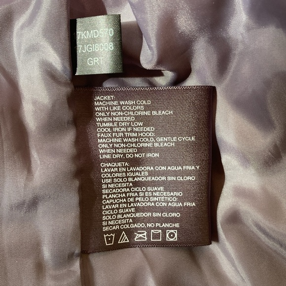 Kenneth Cole Reaction silver/gray winter coat - Picture 10 of 10